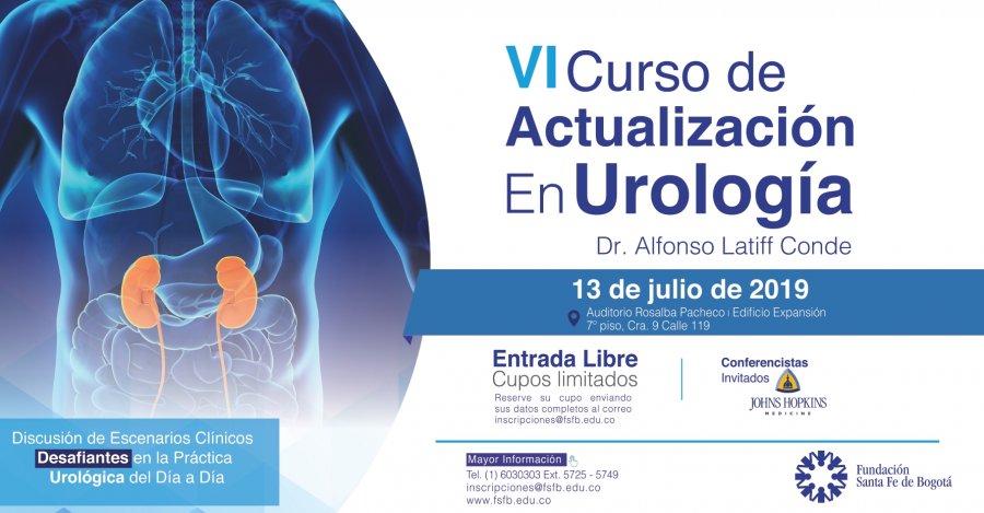 Vi Curso De ActualizaciÓn En UrologÍa Educación Fundación Santa Fe De Bogotá 9723